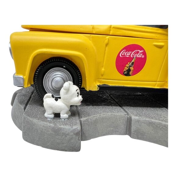 2000 Coca-Cola Betty Boop 1956 Yellow BoxTruck Figurine Decor Pudgy Vandor - Picture 12 of 16
